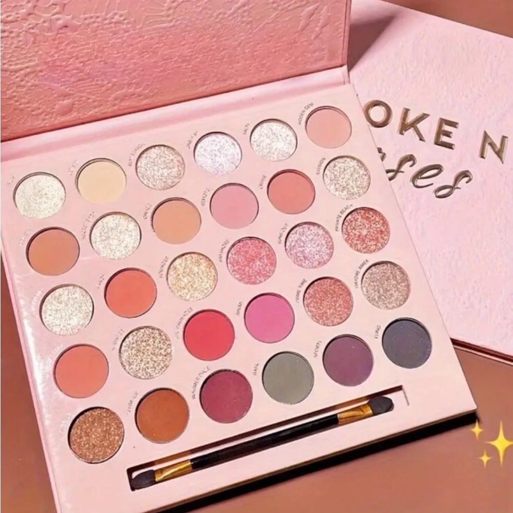 Pink Neutral 35-Color Eyeshadow Palette – Versatile Pink & Nude Shades